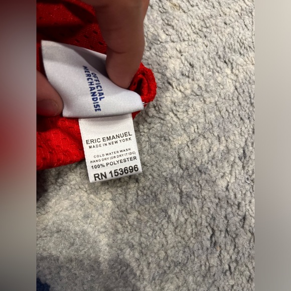 Eric Emanuel Red/orange Bone short - Picture 7 of 9